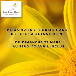 FERMETURE PRINTANIERE